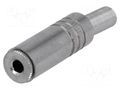 Connector: Jack 3,5mm; plug; female; stereo,with strain relief Goobay JC-207