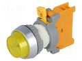 Control lamp; 22mm; PLN22; -20÷60°C; Illumin: BA9S,filament lamp AUSPICIOUS PLN22A-Y