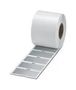 LABEL, POLYESTER, SILVER, 32MM X 70MM 0830618