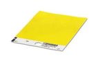 LABEL, PVC, YELLOW, 70MM X 104MM 1014295