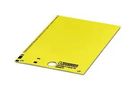 LABEL, PVC, YELLOW, 5MM X 15MM 828873