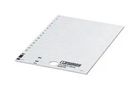 LABEL, PVC, WHITE, 9MM X 20MM 0830085