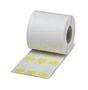 LABEL, PVC, YELLOW, 19MM X 25MM 0817549