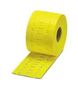 LABEL, POLYURETHANE, YELLOW, 40MM X 12MM 0830408