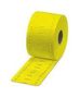 LABEL, POLYURETHANE, YELLOW, 55MM X 15MM 0830410