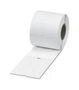 LABEL, PVC, WHITE, 25MM X 25MM 0800078
