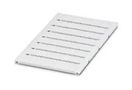 MARKER SHEET, BLANK, 12MM, WHITE, TB 0824613