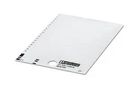 MARKER CARD, BLANK, 104MM, WHITE, TB 0830769
