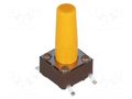 Microswitch TACT; SPST-NO; Pos: 2; 0.05A/12VDC; SMT; none; 3.2N DIPTRONICS DTSM-66S-V-B