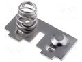 Button-like/spring contact; AAA,N,R3; Batt.no: 2; PCB,push-in KEYSTONE KEYS5213