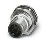 FLUSH TYPE CONN, PLUG, 5POS, M12, PANEL 1552311