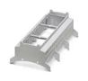 DIN RAIL HOUSING, UPPER, PC, GREY 2278513