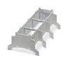 DIN RAIL HOUSING, UPPER, PC, GREY 2278526