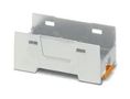 DIN RAIL HOUSING, LOWER, ABS, GREY 2201814