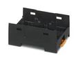 DIN RAIL HOUSING, LOWER, ABS, BLACK 2201817