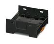 DIN RAIL HOUSING, LOWER, ABS, BLACK 2201818