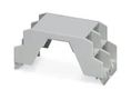 DIN RAIL HOUSING, UPPER, POLYAMIDE, GRY 2854429