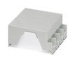 DIN RAIL HOUSING, UPPER, POLYAMIDE, GREY 2200523