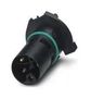 FLUSH TYPE CONN, PLUG, 5POS, M12, PCB 1420828