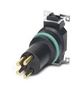 FLUSH TYPE CONN, PLUG, 4POS, M8, PCB 1412256