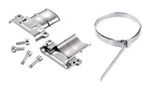 BACKSHELL KIT, RCPT, 180DEG, ALUMINIUM G125-96416F1