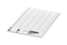 LABEL, PVC, WHITE, 9MM X 20MM 0829439