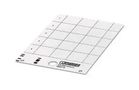 LABEL, PVC, WHITE, 27MM X 27MM 0828779