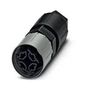 CONDUCTOR CONN, QUICKON, THREADED, 3+PE 1414704