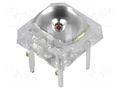 LED Super Flux; yellow; 7.62x7.62mm; 2180÷4800mcd; 130°; 70mA OPTOSUPPLY OS5YKAZ5D1P