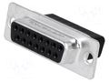 Connector: D-Sub; PIN: 15; plug; female; for cable; crimped AMPHENOL COMMUNICATIONS SOLUTIONS L177RRA15S