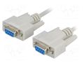 Cable; D-Sub 9pin socket,both sides; Len: 10m; connection 1: 1 BQ CABLE CAB-09GG/10