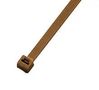 CABLE TIE, PA6.6, 142.2MM, 18LB, BROWN PLT1.5M-M1