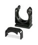 HOSE HOLDER WITH COVER, 28.2MM, BLACK 3240962