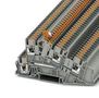 DIN RAIL TB, PUSH IN, 4POS, 26-12AWG 3213958