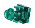 BONDING CAGE NUT, 12.7MM, GREEN CNB4K