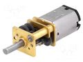 Motor: DC; with gearbox; HPCB; 6VDC; 1.5A; Shaft: D spring; 1000: 1 POLOLU POLOLU-3070