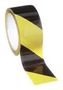 HAZARD TAPE, VINYL, BLACK/YELLOW, 54' L HT2S-BLK-YEL