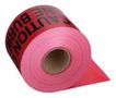 HAZARD TAPE, CAUTION, BLACK/RED, 1000' L HTU6R-E