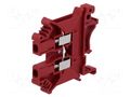 Splice terminal: rail; PC; 24A; 800V; red; L: 42.5mm; 0.2÷2.5mm2 DEGSON ELECTRONICS PC-2.5-RD