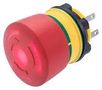 E-STOP SWITCH, DPST-NC, 3A, 120V, PANEL 84-5341.2B20