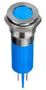 LED PANEL INDICATOR, BLUE, 12MM, 12VDC Q12F1CXXB12E