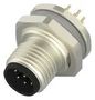 SENSOR CONN, 8POS, PLUG, M12, PANEL T4132012081-000