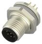 SENSOR CONN, 8POS, PLUG, M12, PANEL T4140012081-000