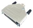 D-SUB BACKSHELL, DE, 180DEG, ABS NICKEL MP002016