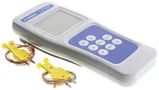 THERMOCOUPLE THERMOMETER, 2 CH, TYPE K HH912T.