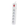 Armac R5 | Power strip | anti-surge system, 5 sockets, 1,5m cable, gray, ARMAC R5 1.5M GRAY 5904722195912