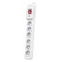 Armac Multi M6 | Power strip | anti-surge system, 6 sockets, 3m cable, gray, ARMAC MULTI M6 3M GRAY 5904722193154
