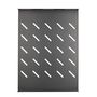 Extralink 1U 350mm Black | Fixed shelf | 19", 490x360mm, for 600mm depth cabinets, EXTRALINK EX.19096