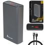 Extralink EPB-126 20000mAh Silver | Powerbank | Power bank, 45W PD, USB-C, EXTRALINK EX.19539 5903148919539