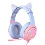 ONIKUMA K9 Pink and Blue Gaming Headphones, ONIKUMA K9PB RGB 3.5mm